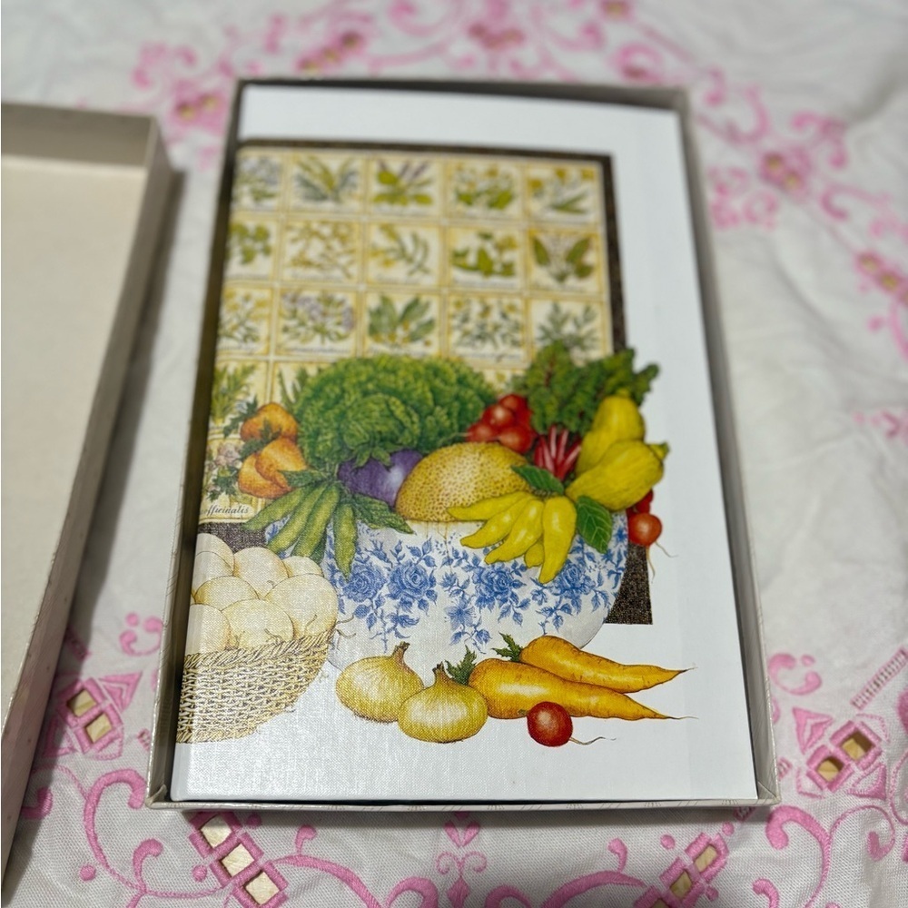 Vintage Hallmark Yellow and Green Recipe Book